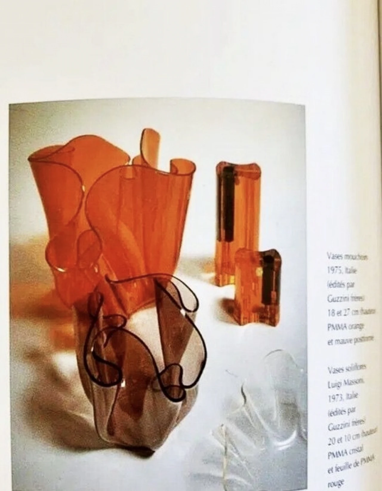 Plastic Fazzoletto vase by Luigi Massoni for Guzzini, 1960s 9