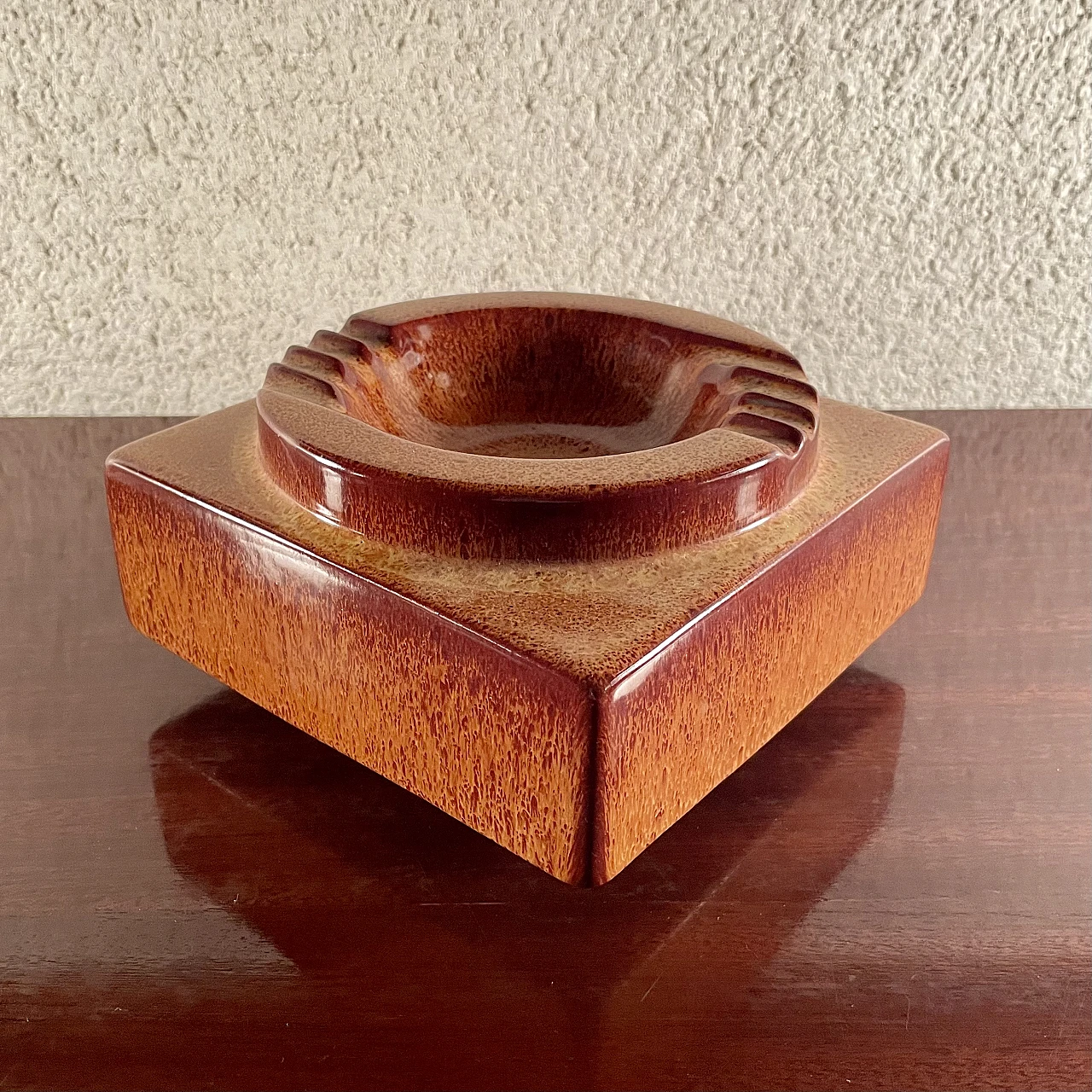 Ceramic ashtray by Roberto Rigon for Bertoncello, 1950s 5