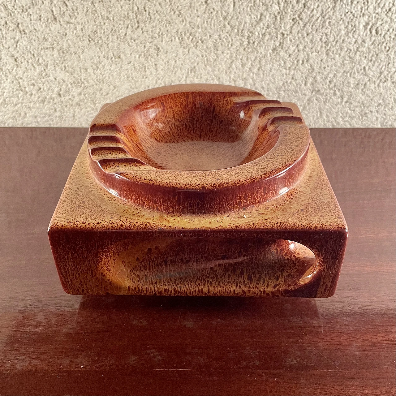 Ceramic ashtray by Roberto Rigon for Bertoncello, 1950s 6