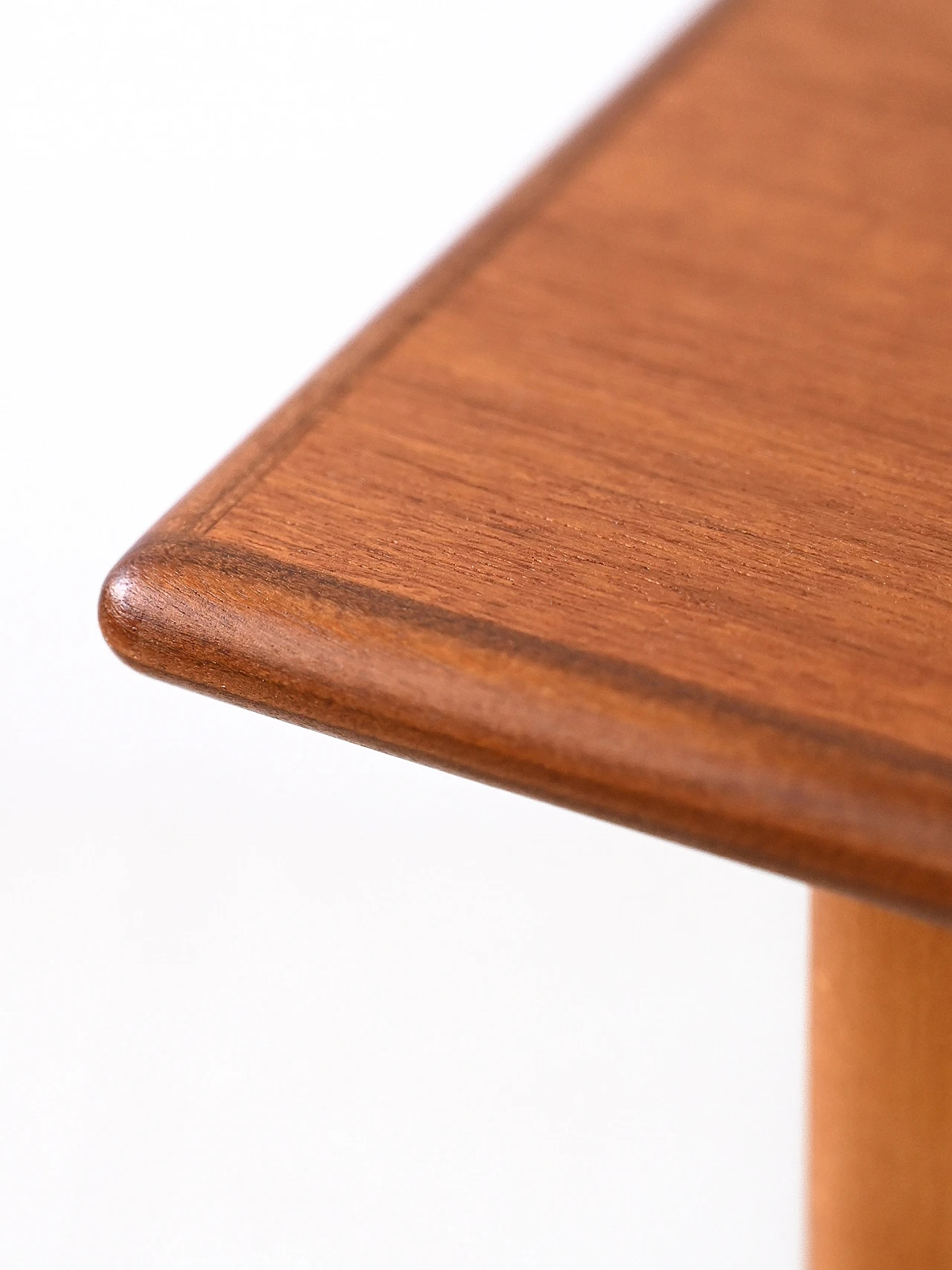 Coffee table with teak top and beech legs, 1960s 7