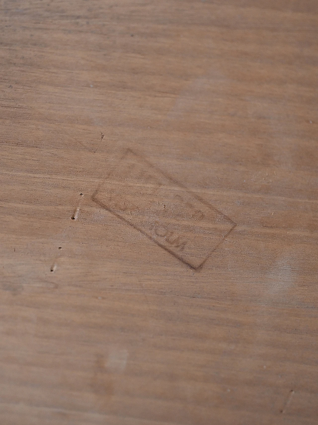 Coffee table with teak top and beech legs, 1960s 8