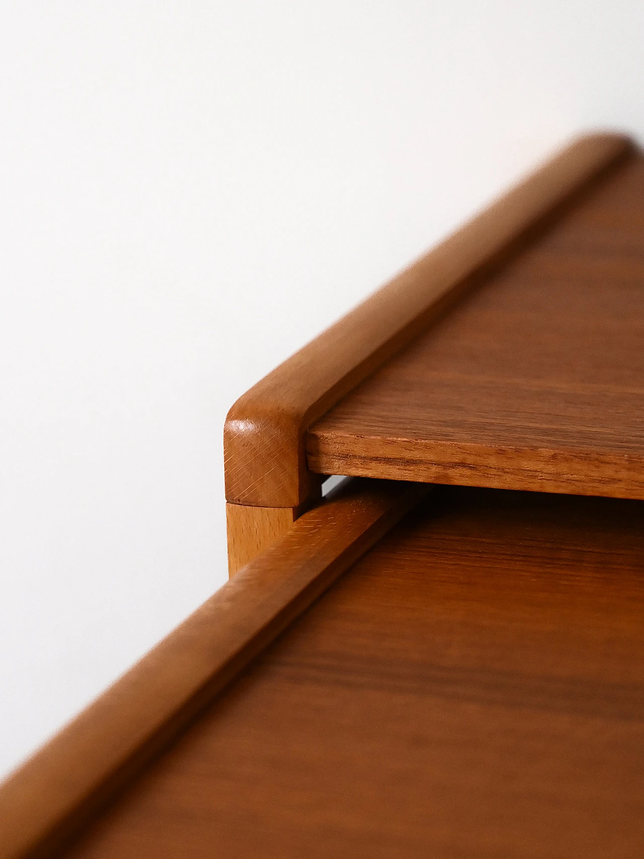 3 Scandinavian teak nesting tables, 1960s 7