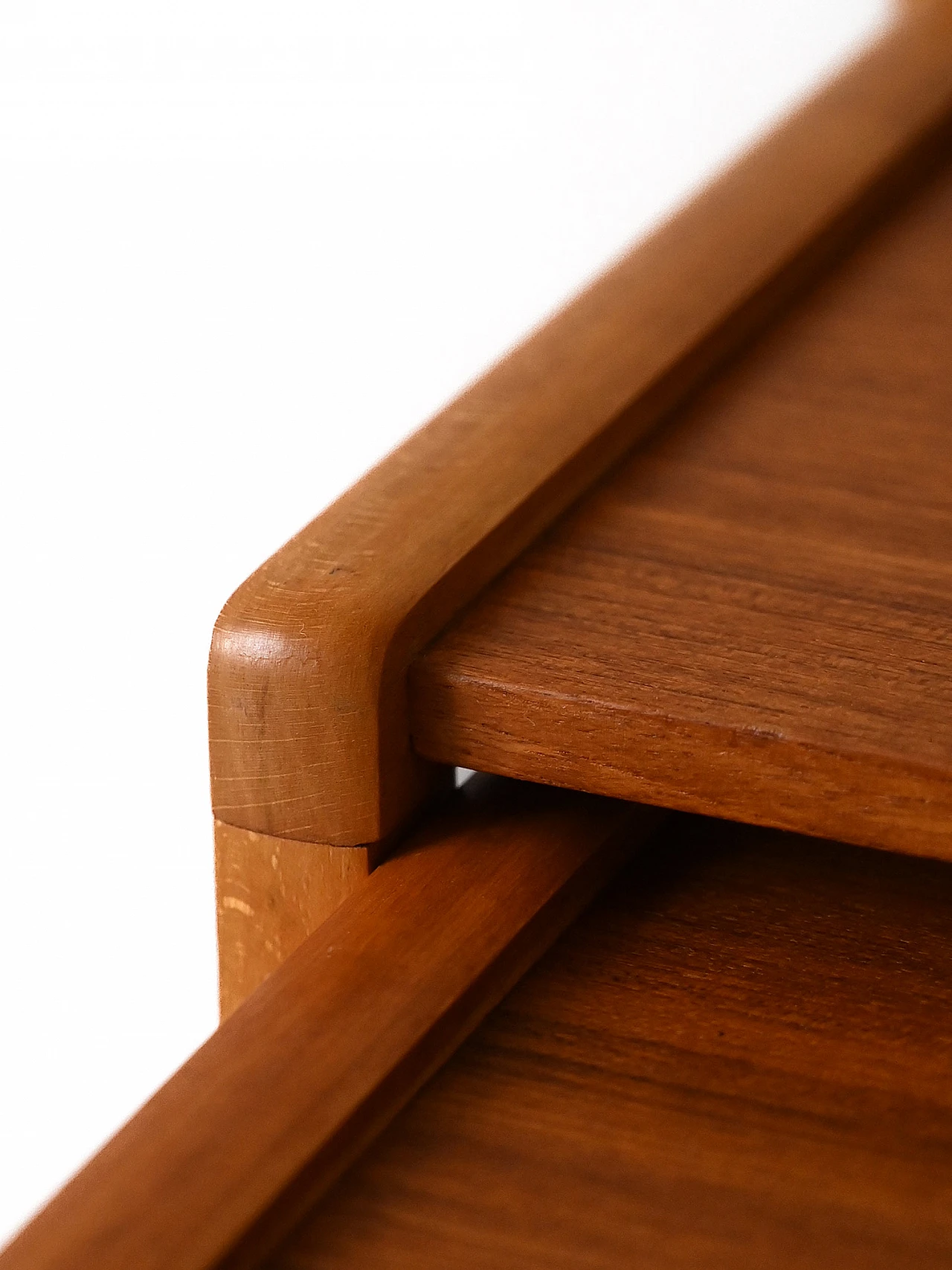 3 Scandinavian teak nesting tables, 1960s 8