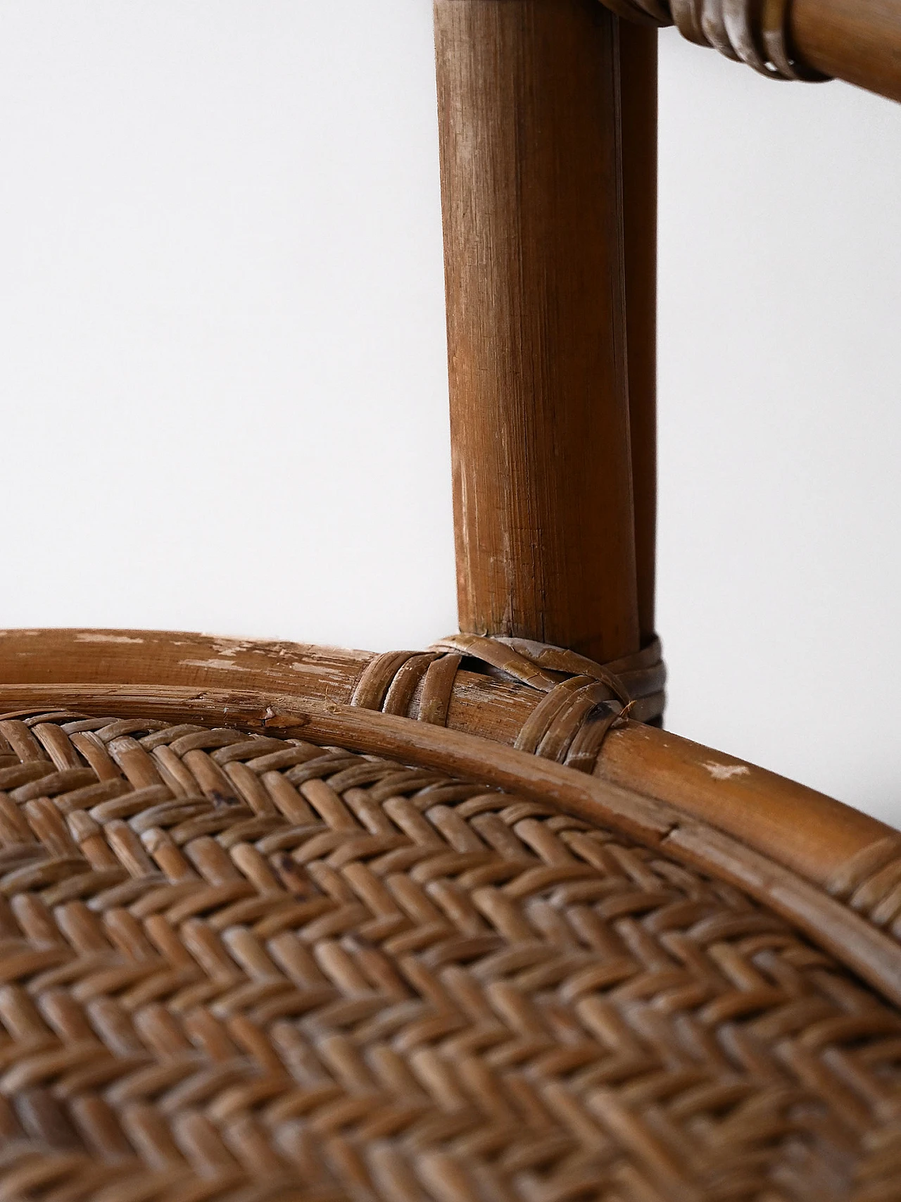 4 Bamboo chairs, 1960s 7