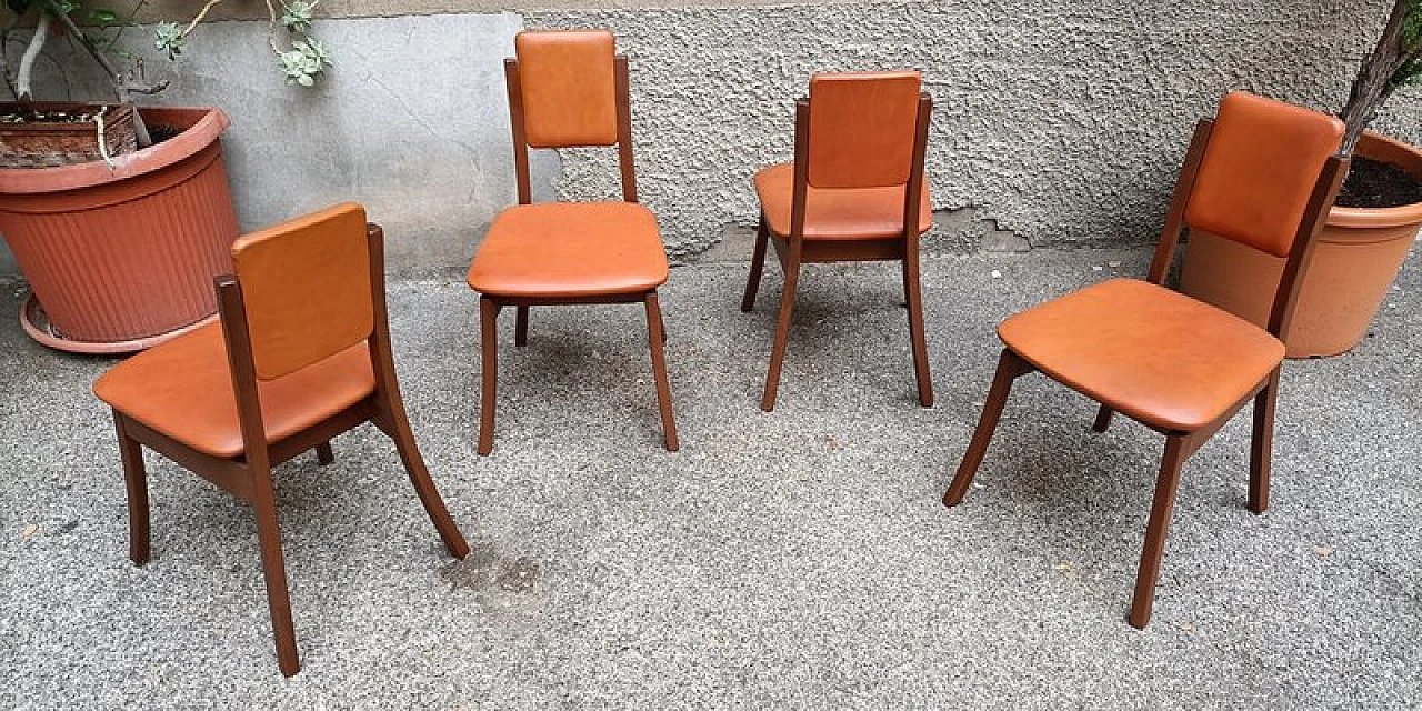 4 S11 chairs by A. Mangiarotti for La sorgente mobili cantù, 1960s 3