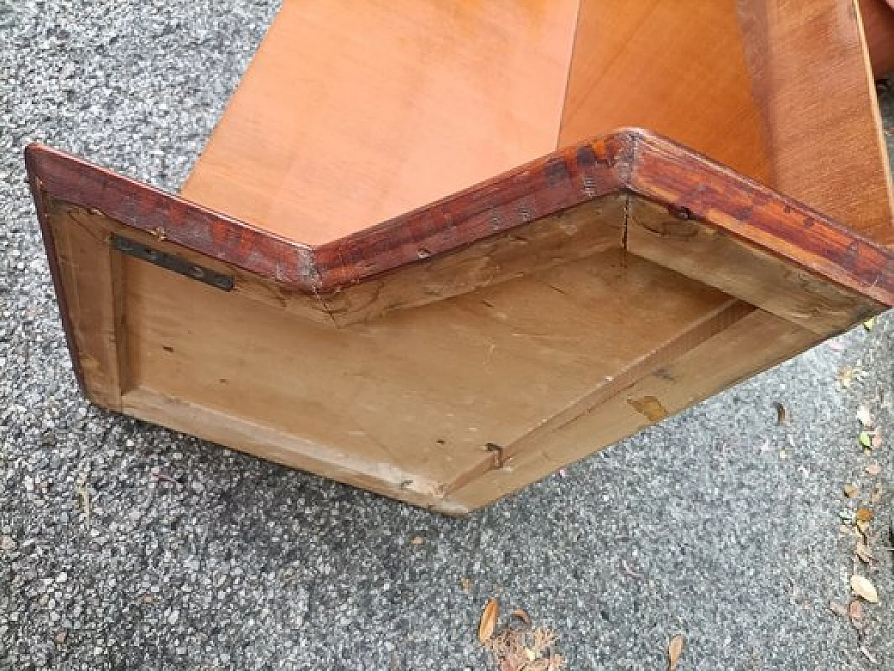 Mahogany wall console with drawer by Vittorio Dassi for Dassi, 1950s 4