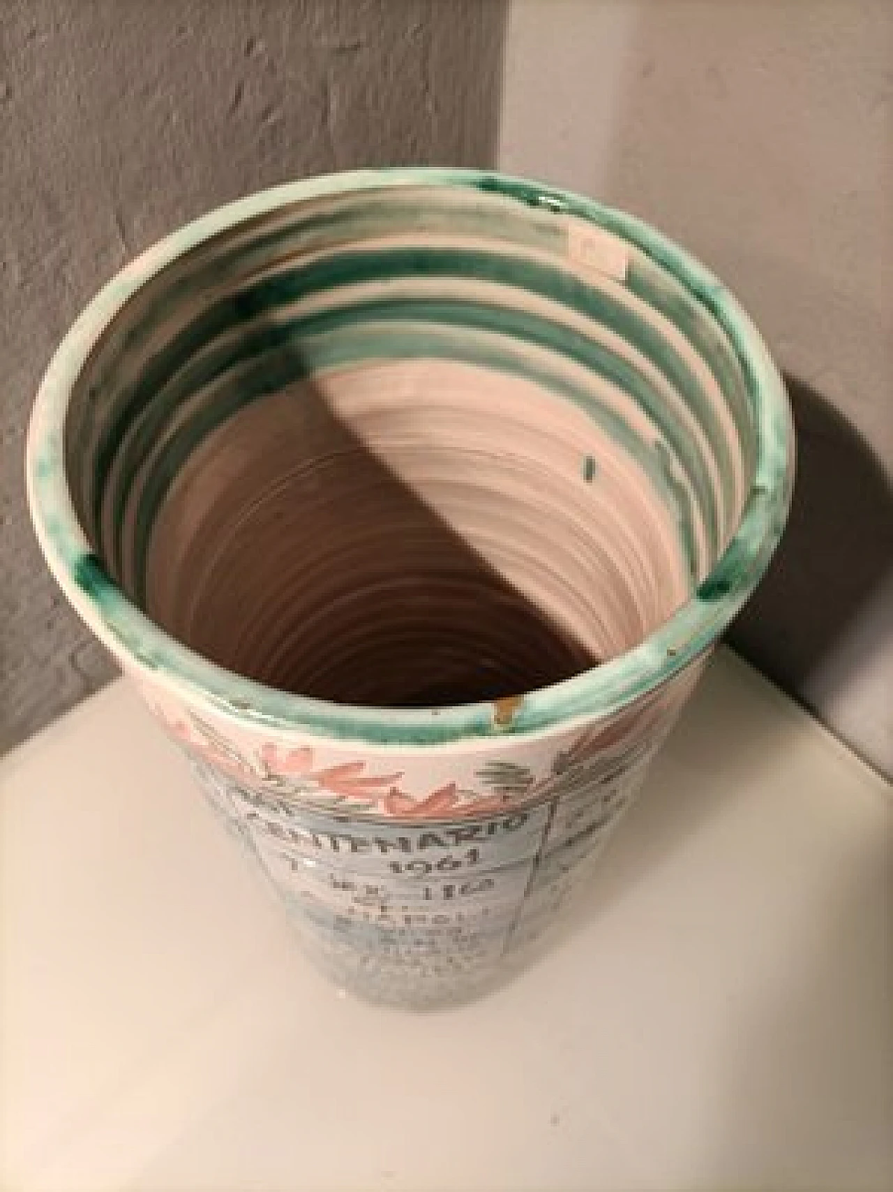 Portaombrelli in ceramica di Marco Tasca per Nove Di Bassano, anni '70 5