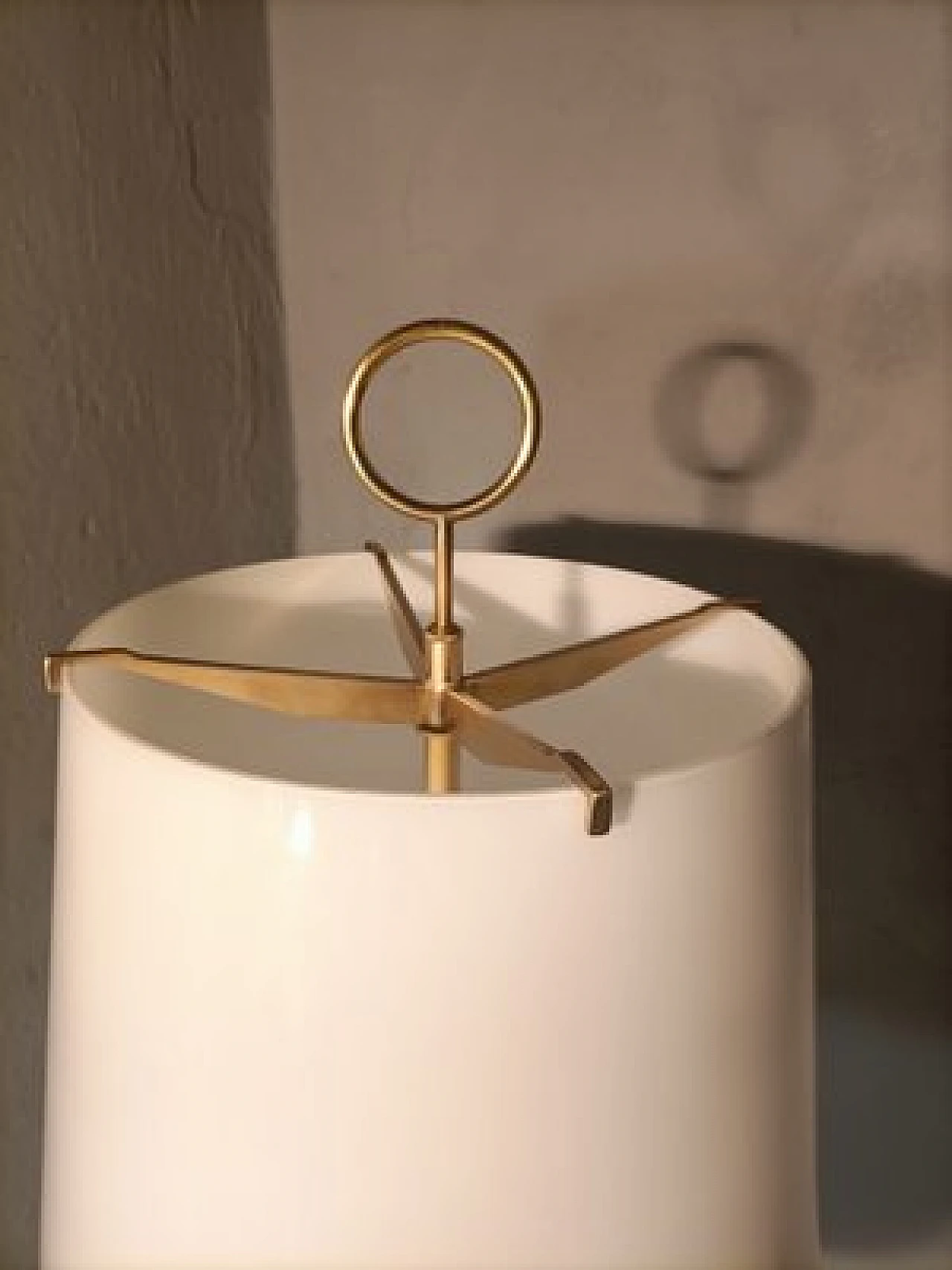 Table lamp in brass & glass by Max Ingrand for Fontana Arte, 1950s 17