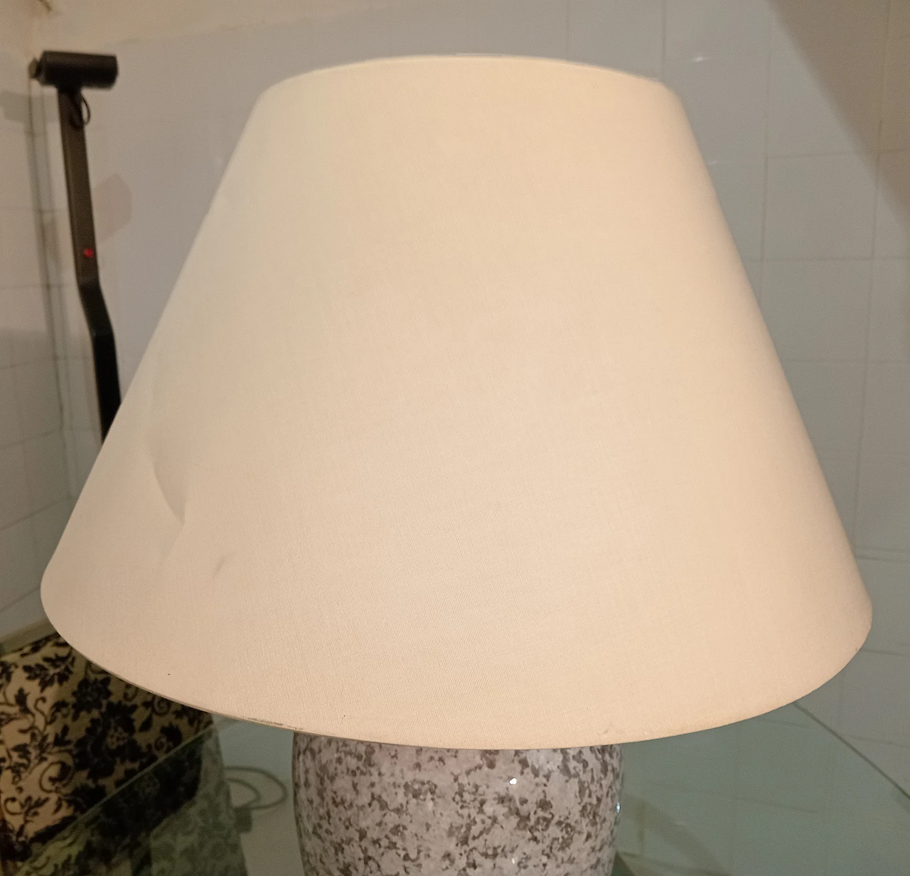 Ceramic table lamp by Le Porcellane, 1980s 3