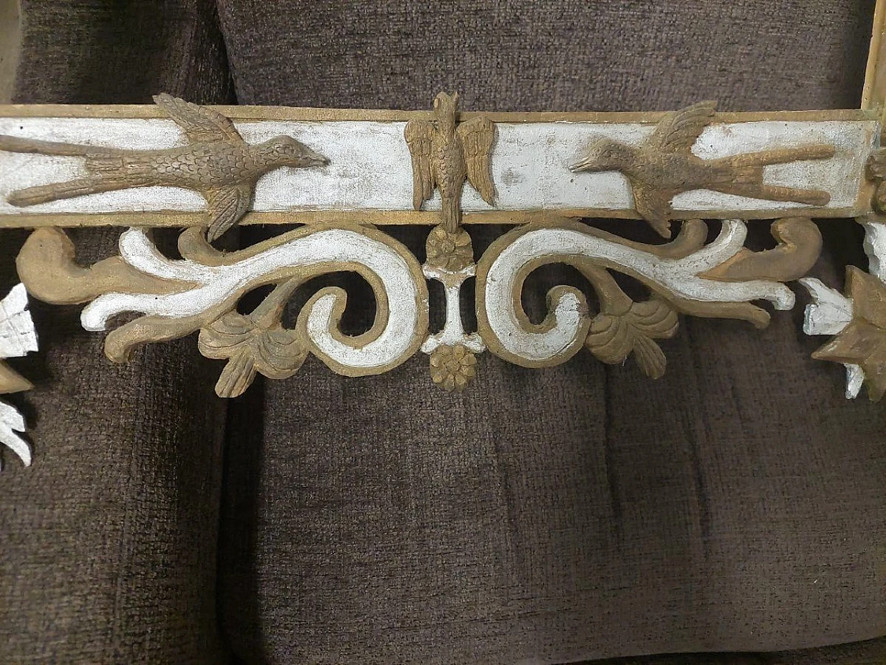 Carved wood wedding frame, second half of the 19th century 5