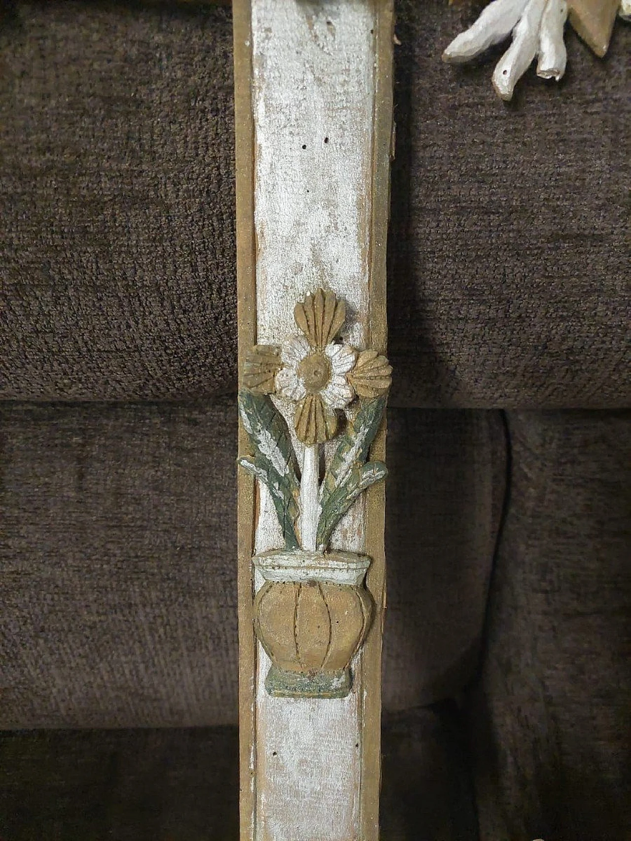 Carved wood wedding frame, second half of the 19th century 8