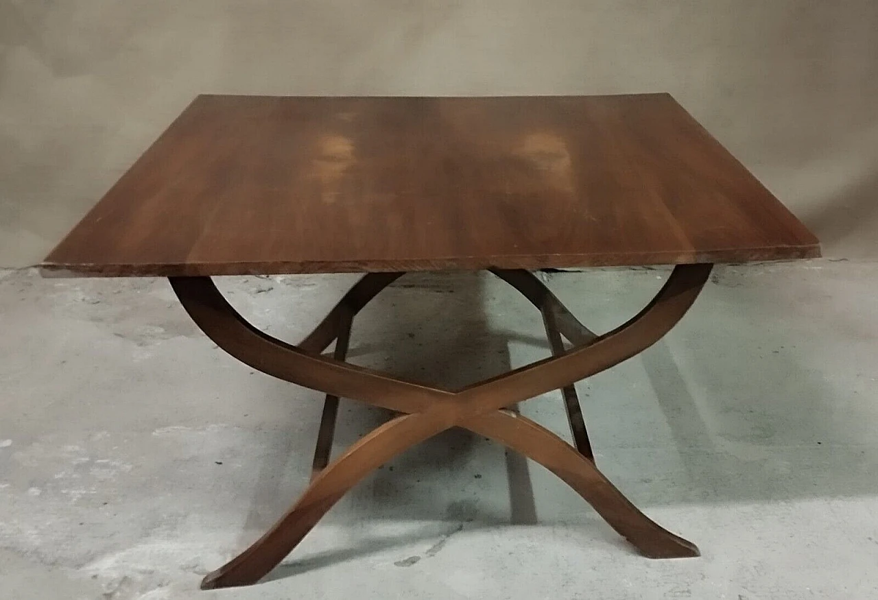 Solid mahogany smoke side table 1