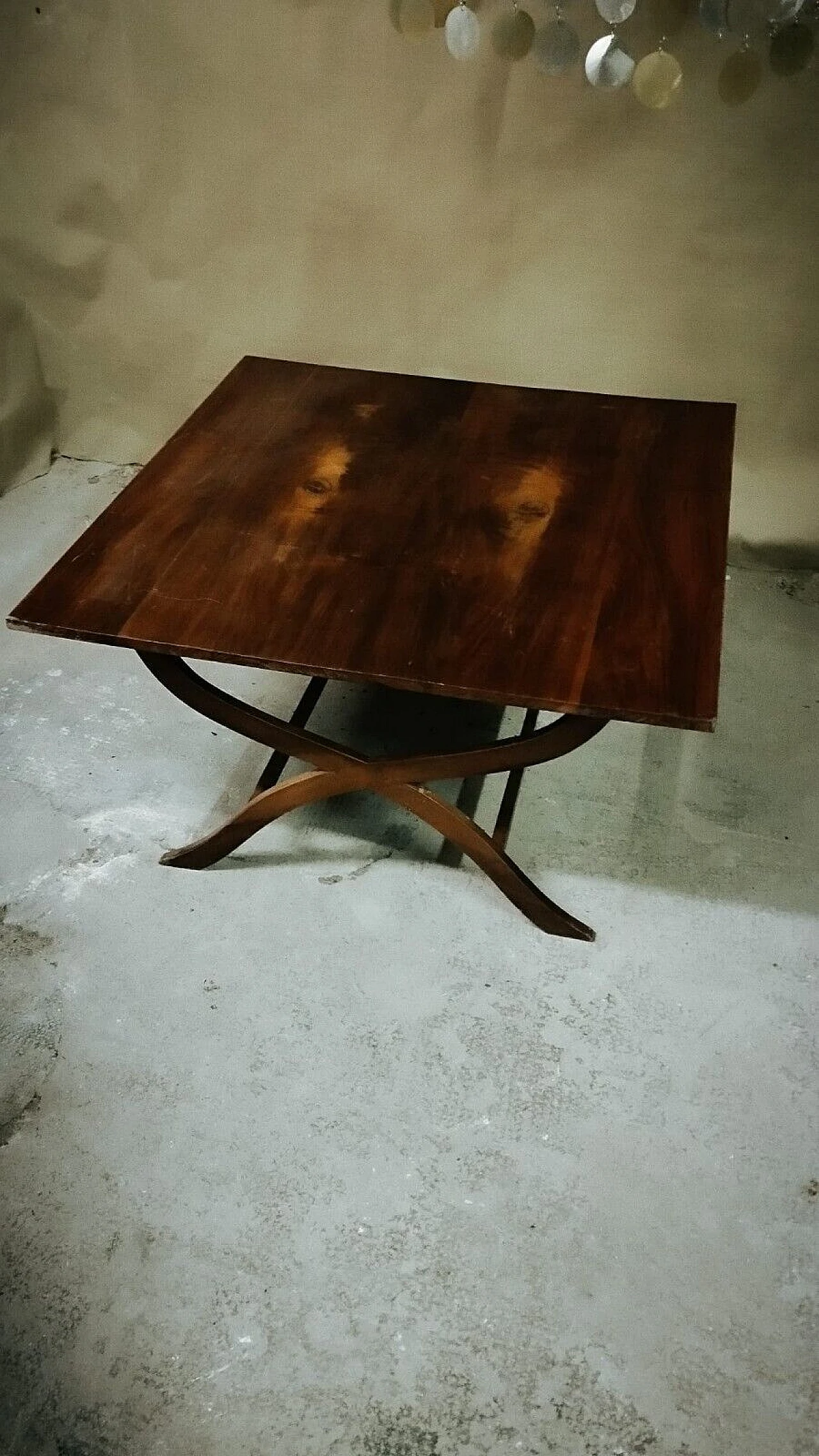 Solid mahogany smoke side table 5