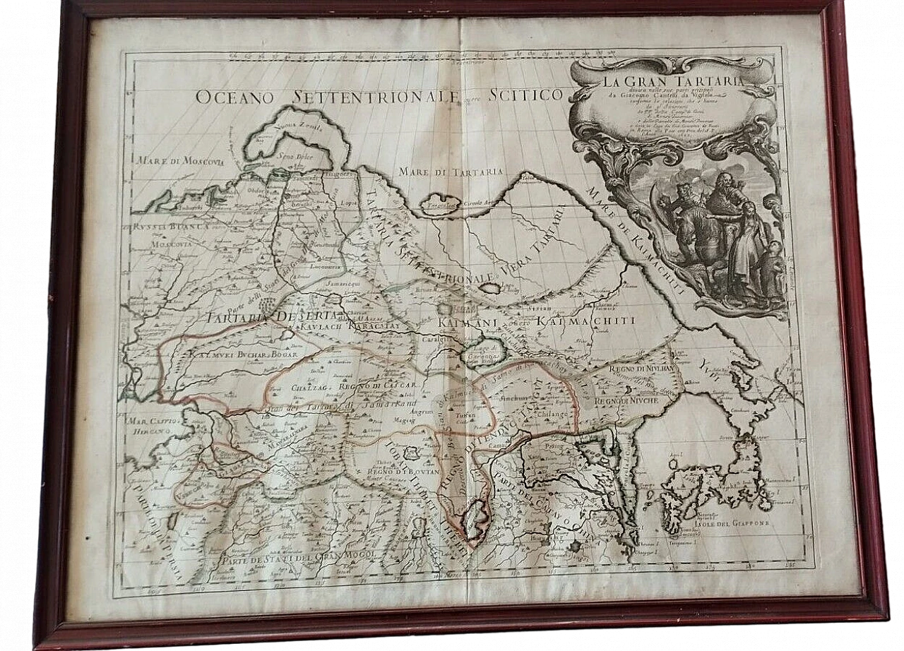 The Great Tartary map by G. G. De Rossi and G. Cantelli, 1683 2