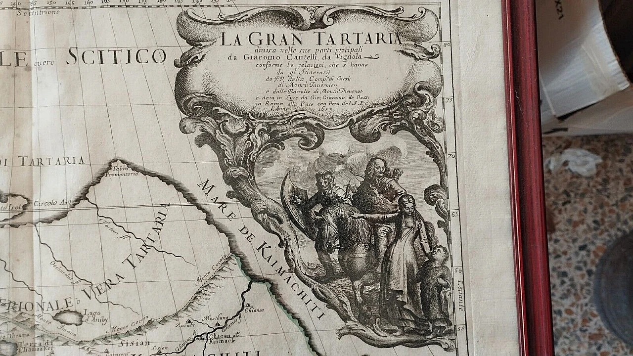 The Great Tartary map by G. G. De Rossi and G. Cantelli, 1683 5