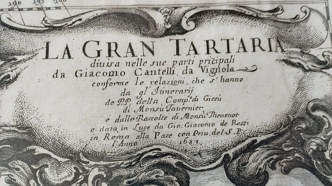 The Great Tartary map by G. G. De Rossi and G. Cantelli, 1683 7