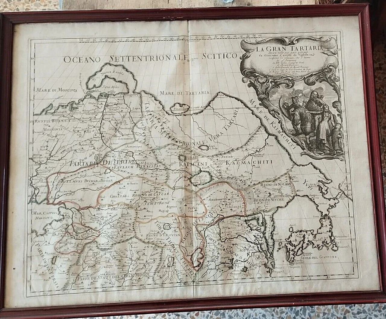 The Great Tartary map by G. G. De Rossi and G. Cantelli, 1683 10