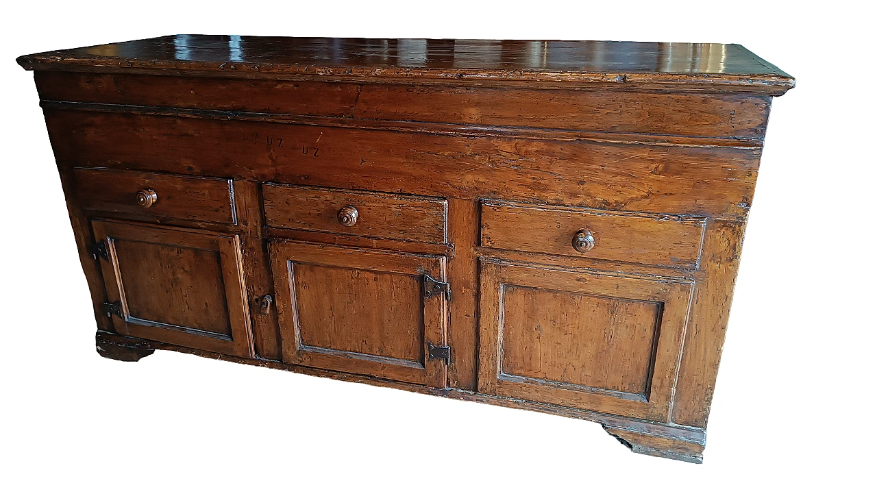 Tuscan poplar cupboard, first half of the 19th century 1