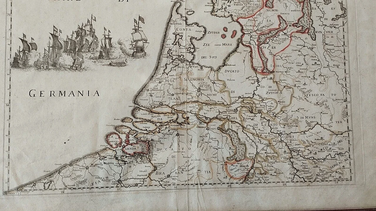 Netherlands Provinces map by G. G. De Rossi and G. Cantelli, 1672 6