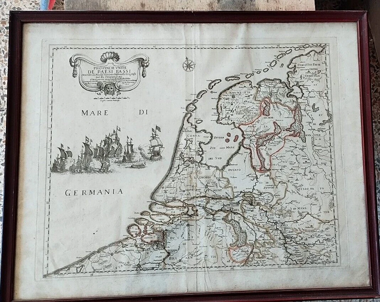 Netherlands Provinces map by G. G. De Rossi and G. Cantelli, 1672 10