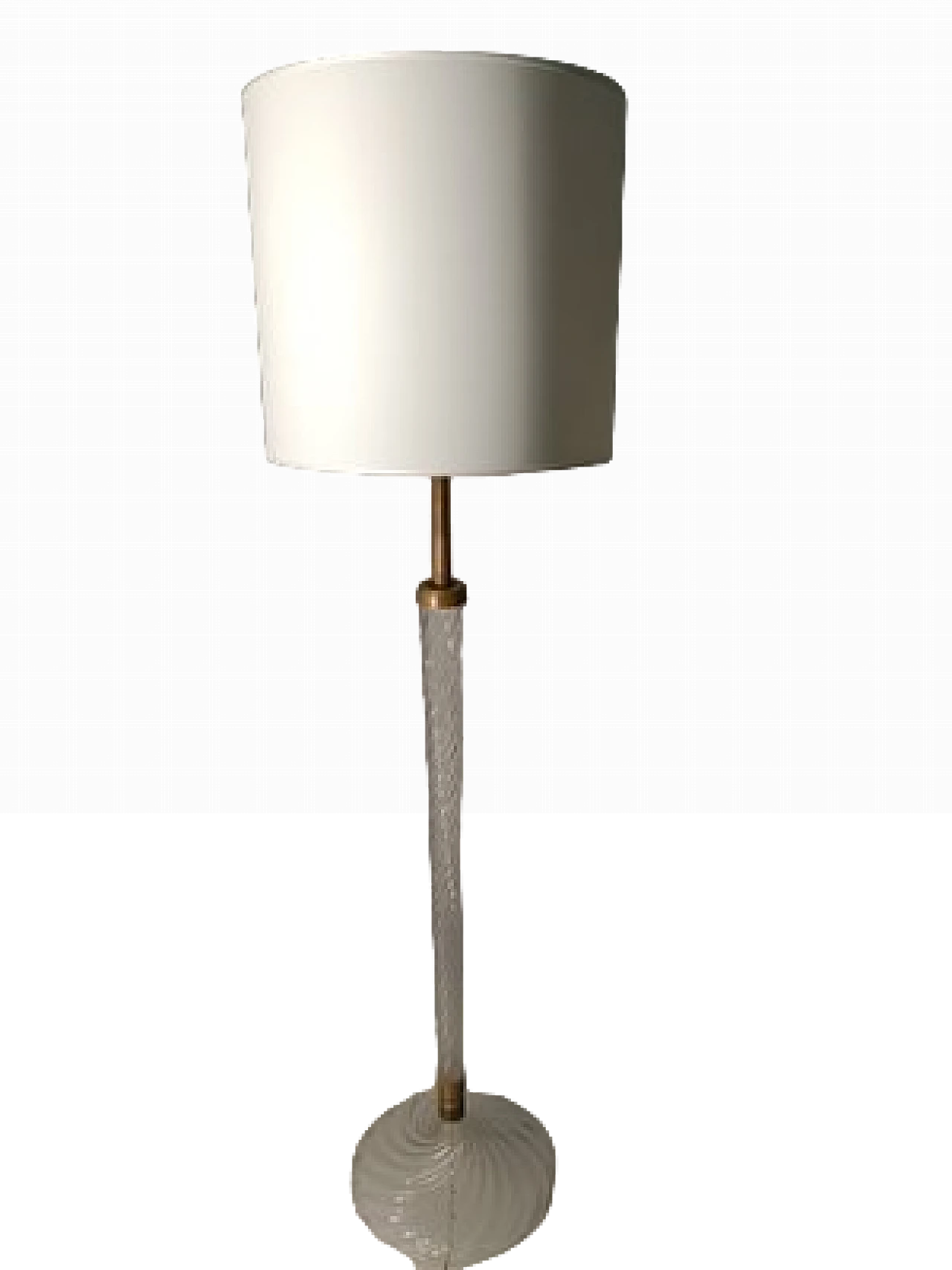 Lampada da terra 529 in vetro di C. Scarpa per Venini, anni '40 10