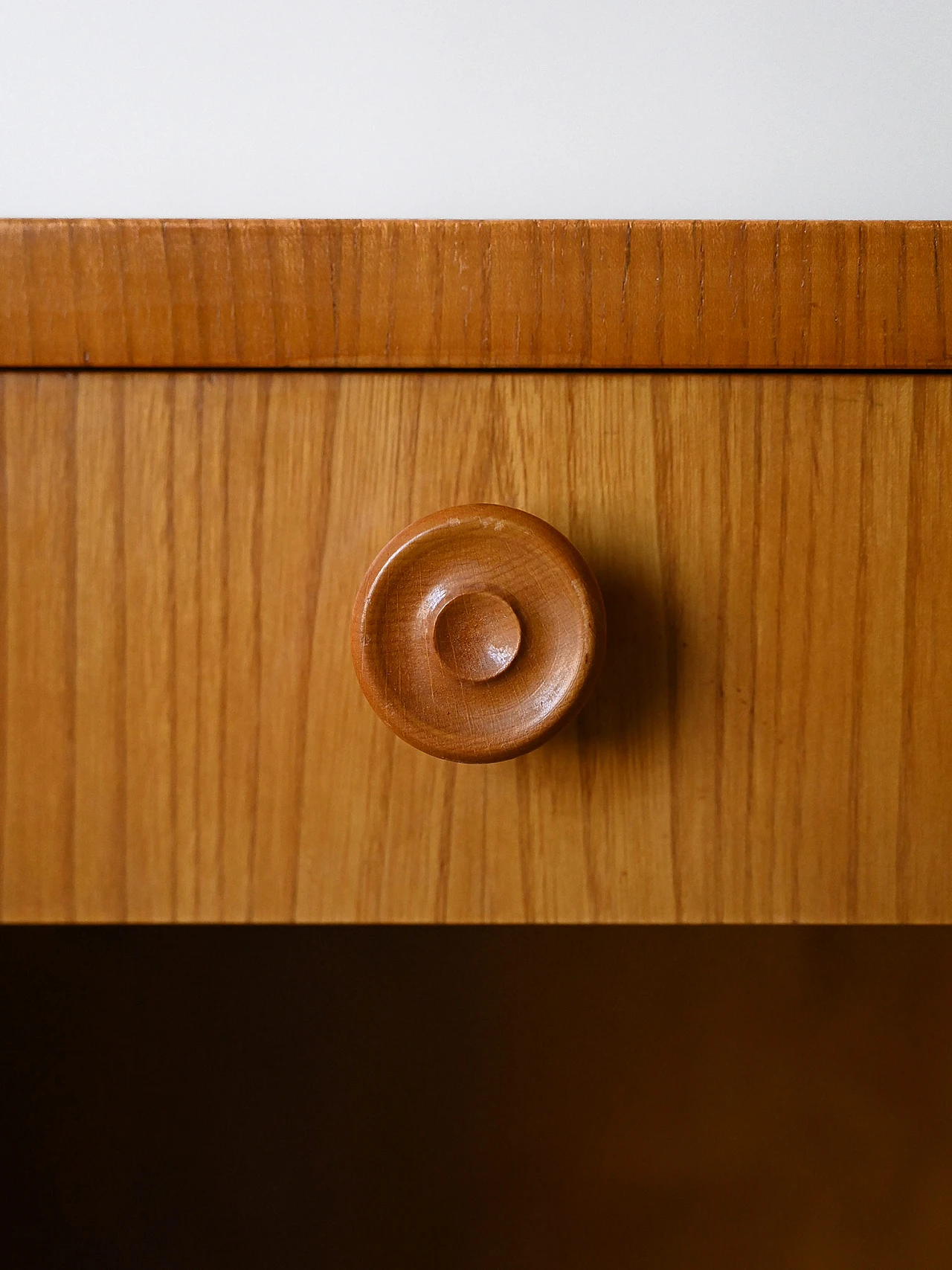 Credenza Art Deco in teak, anni '40 7