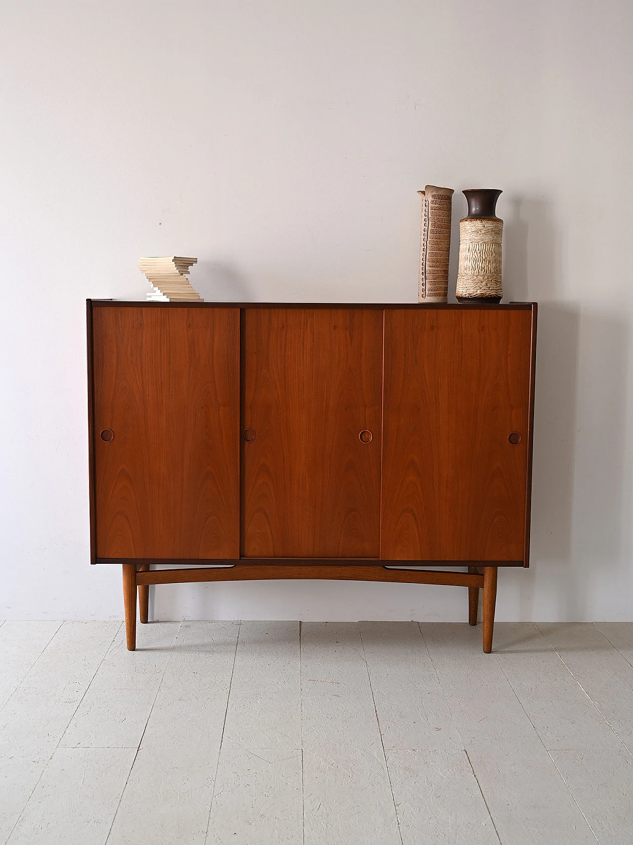 Credenza danese in teak, anni '60 1