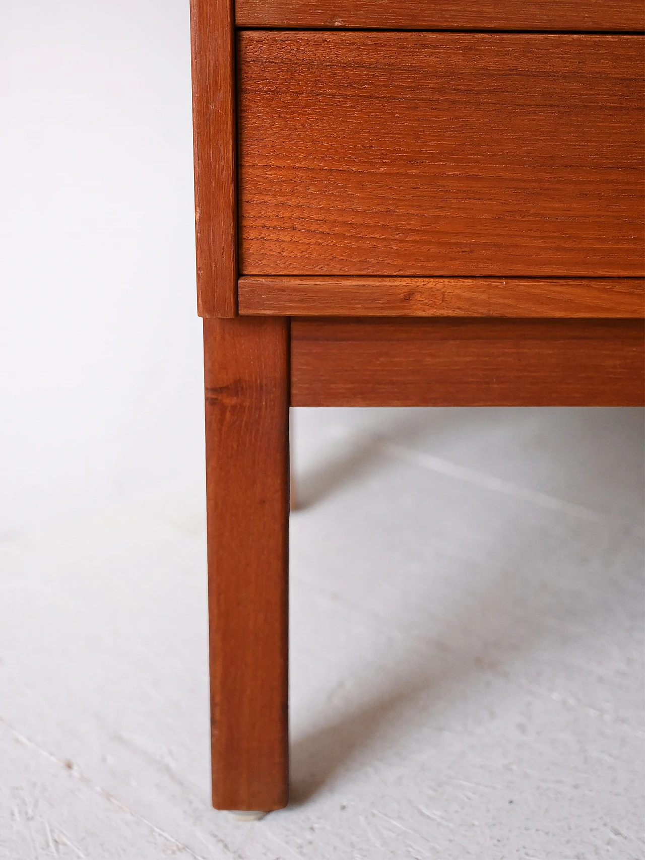 Credenza svedese in legno squadrata, anni '60 8