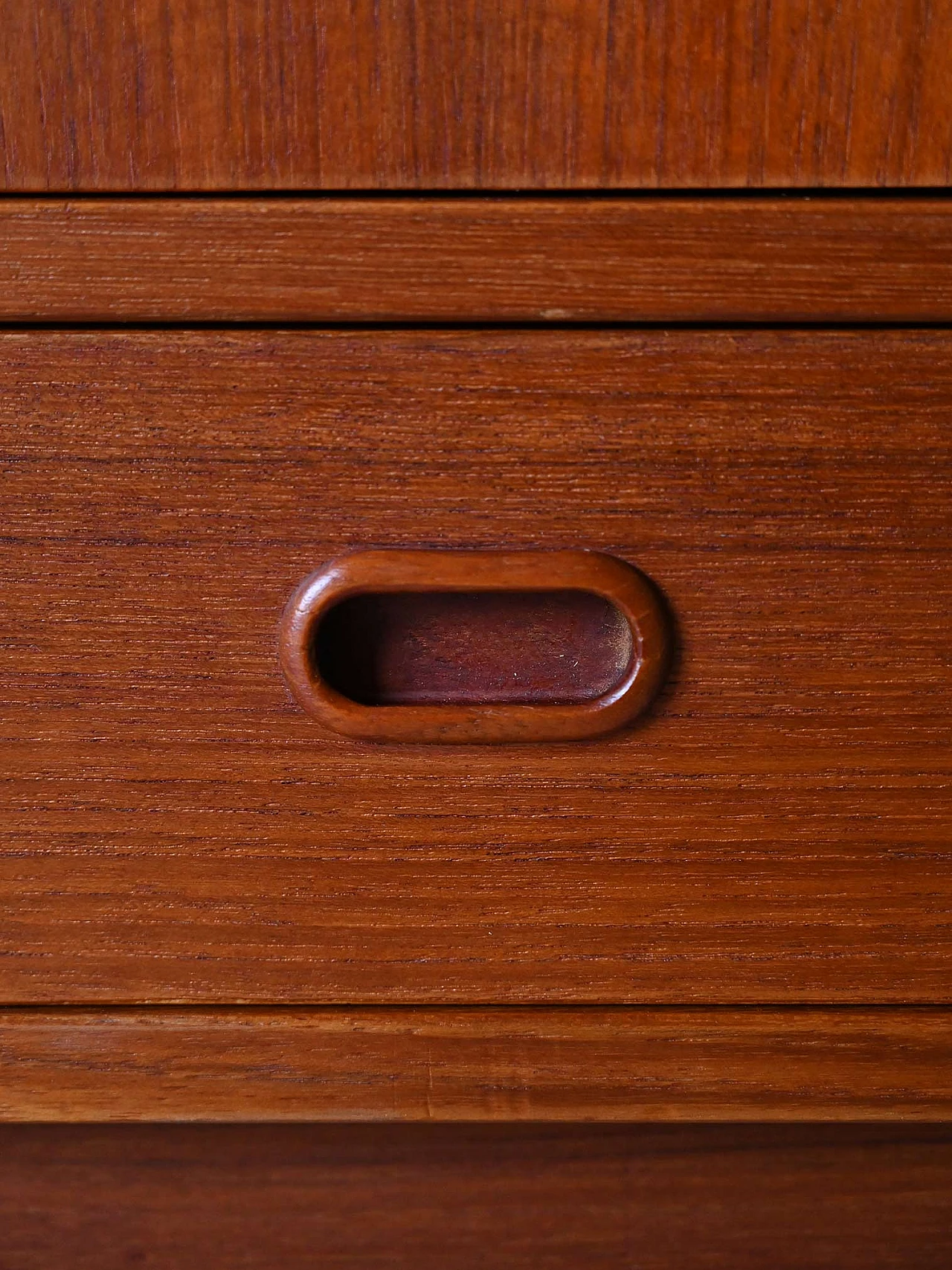 Credenza svedese in legno squadrata, anni '60 9