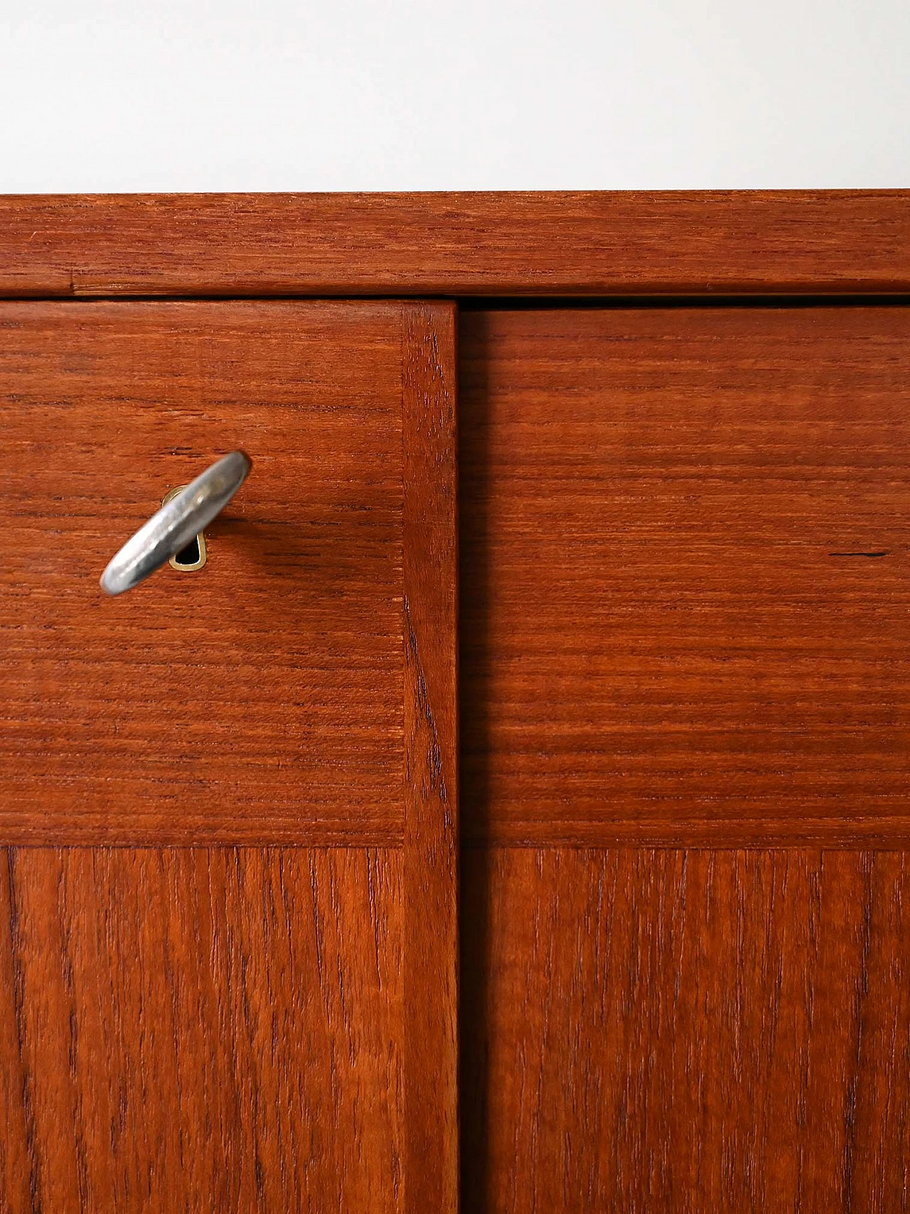 Credenza svedese in legno squadrata, anni '60 10