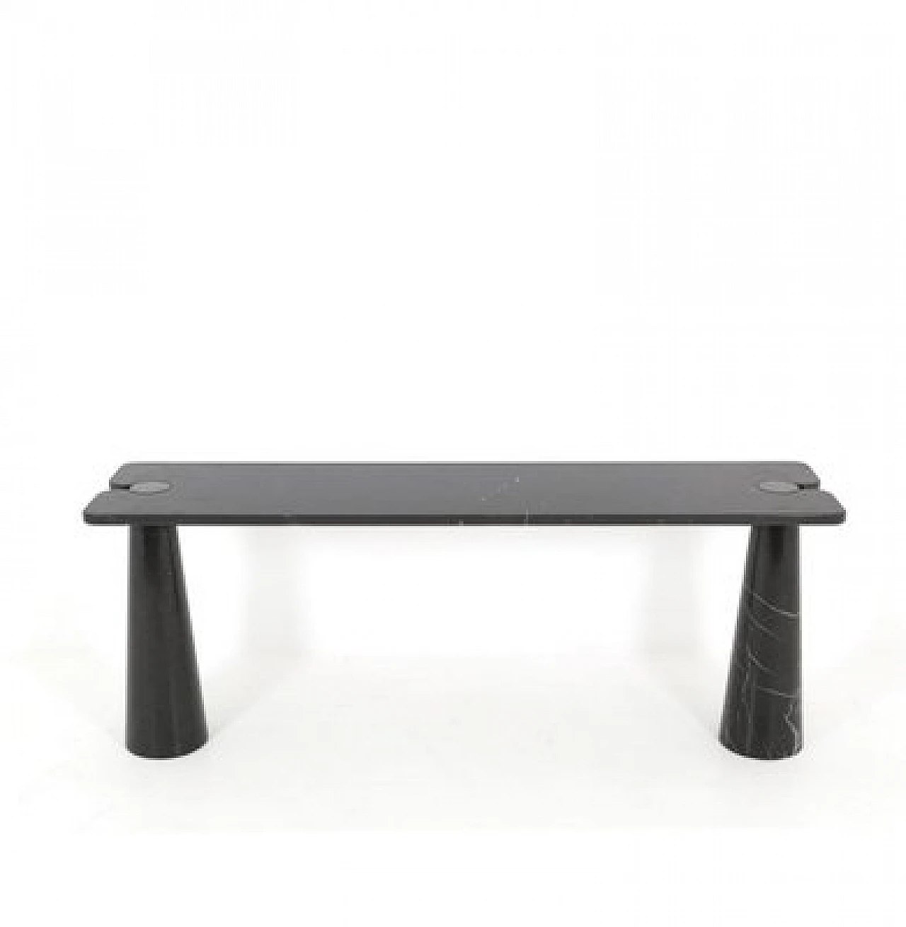 Black marble Eros console by Angelo Mangiarotti for Skipper, 1990s 3
