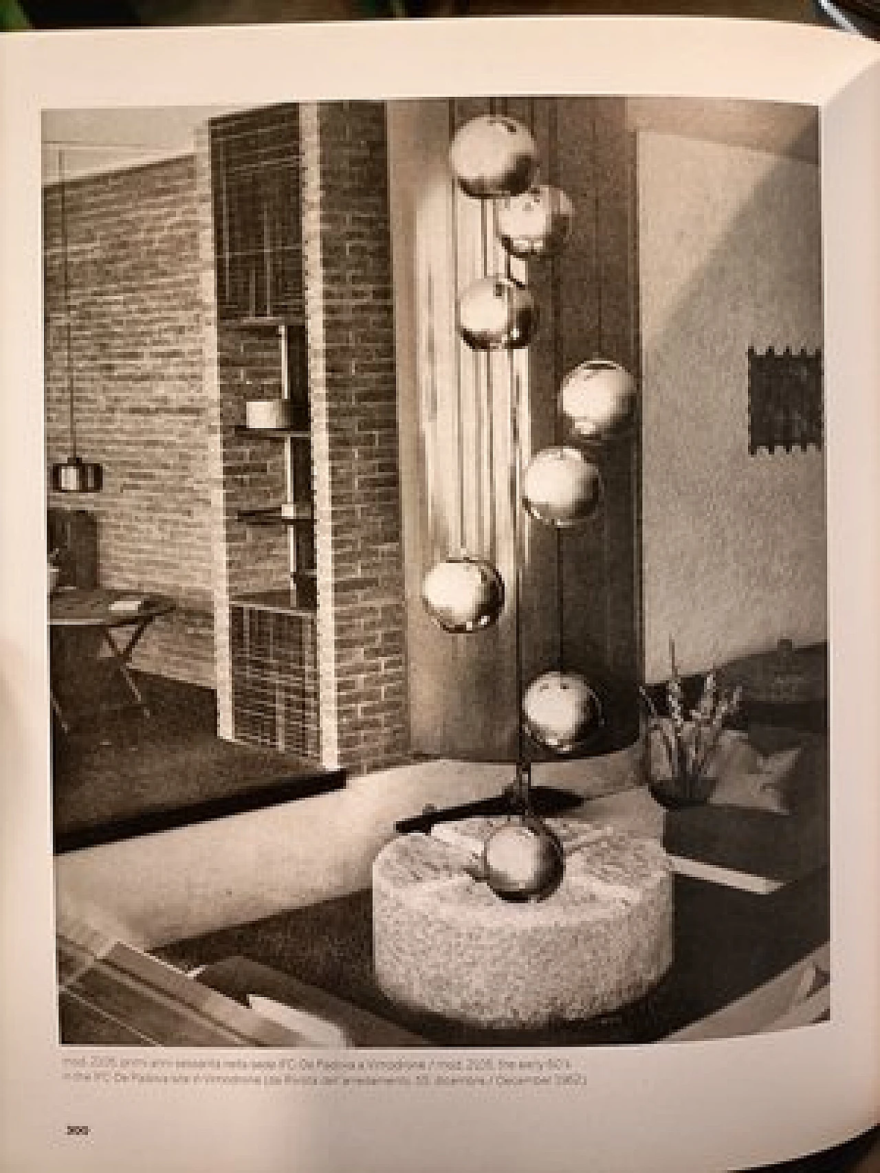 Chandelier with 5 copper spheres by Gino Sarfatti for Arteluce, 1950s 12