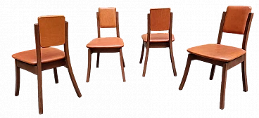 4 S11 chairs by A. Mangiarotti for La sorgente mobili cantù, 1960s