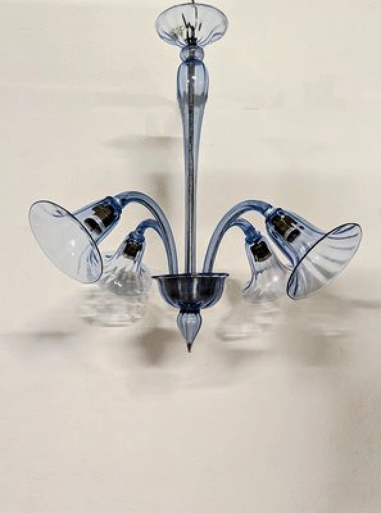 Cappellin Murano glass chandelier, 1930s 1