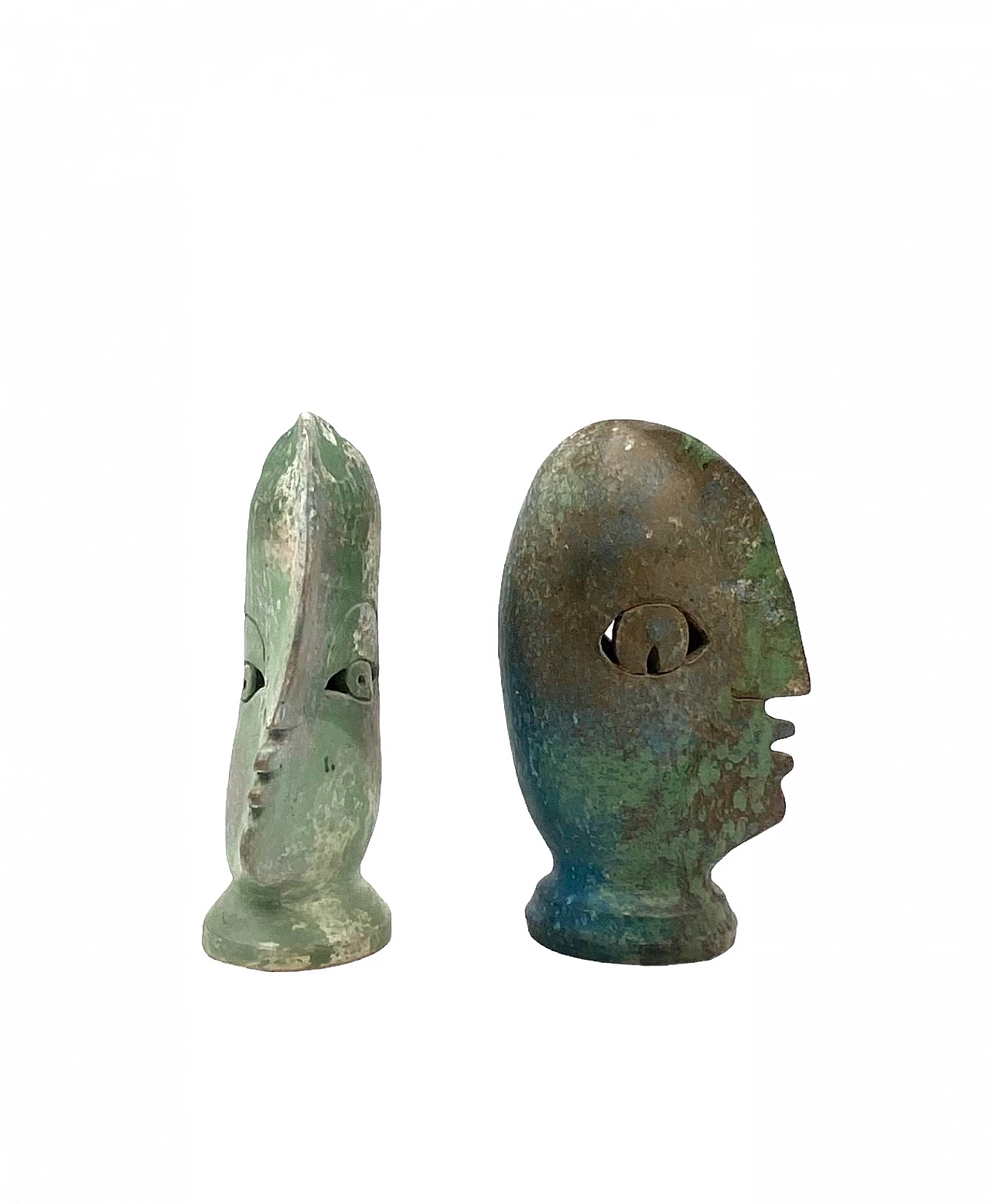 Loul Combres, Les Bisous, coppia di sculture in ceramica, 1987 17