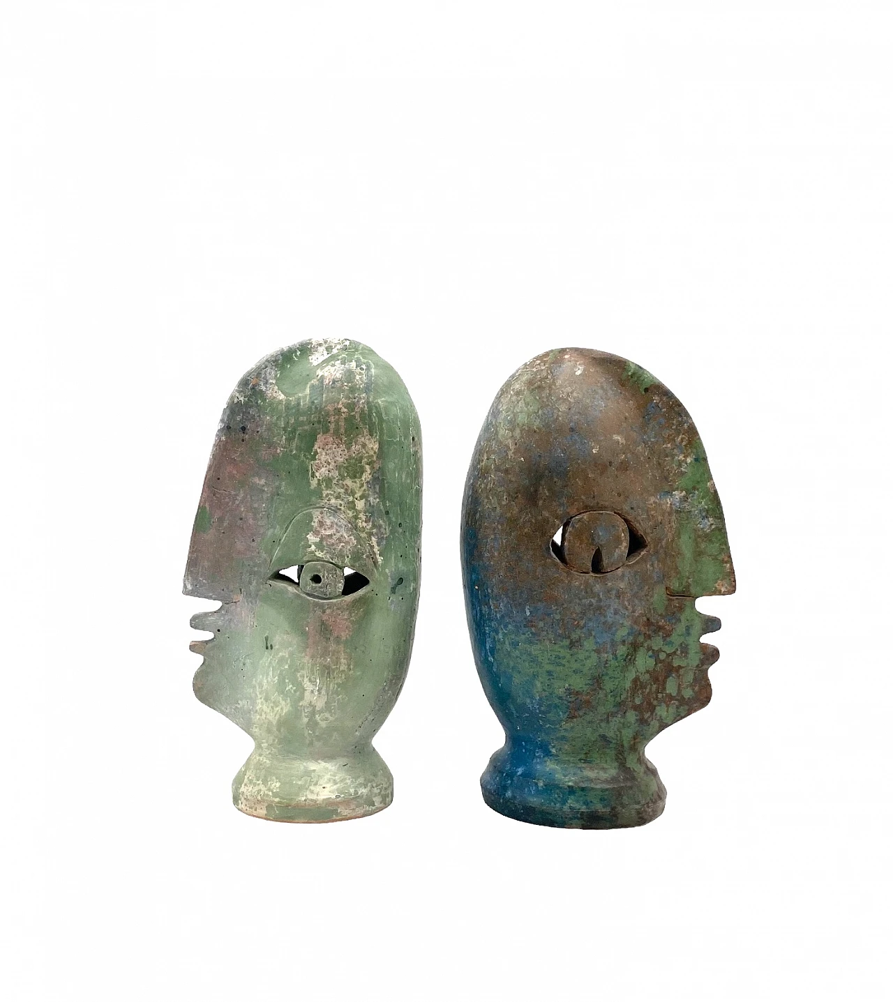 Loul Combres, Les Bisous, coppia di sculture in ceramica, 1987 20