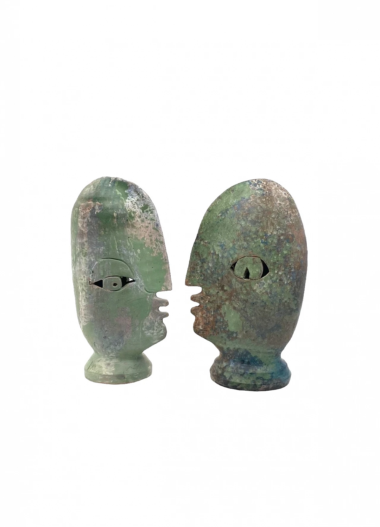 Loul Combres, Les Bisous, coppia di sculture in ceramica, 1987 31