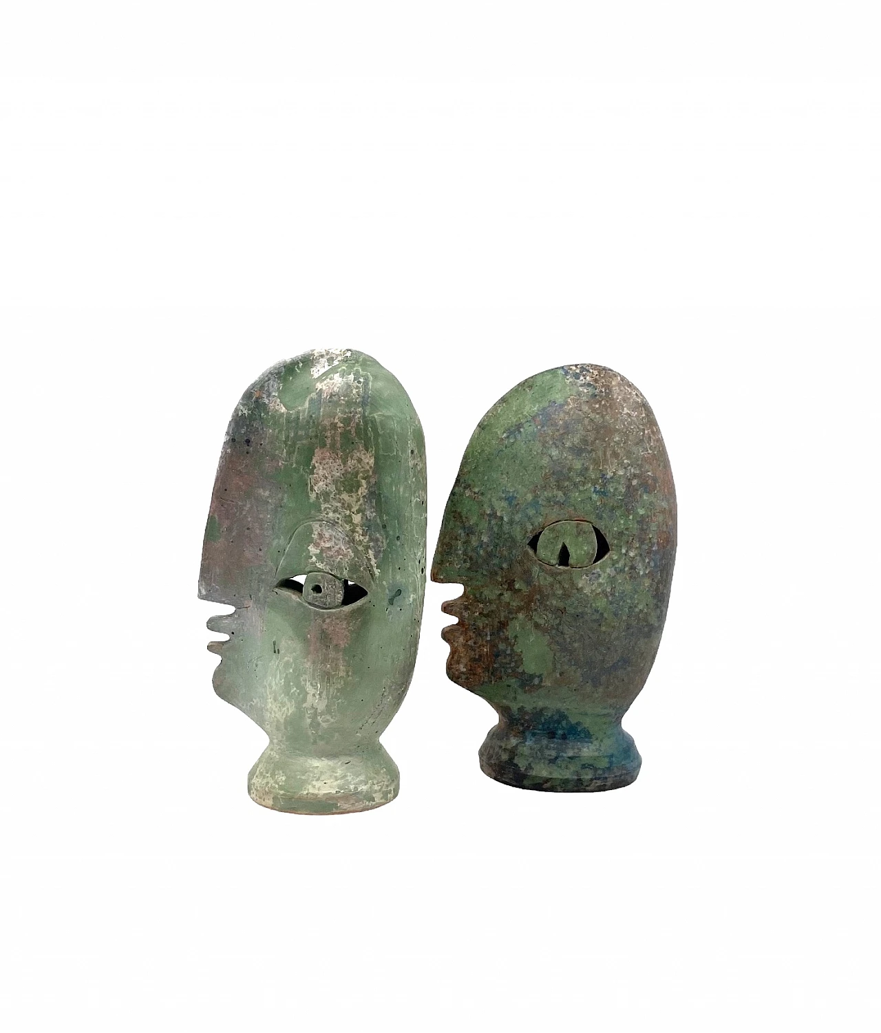 Loul Combres, Les Bisous, coppia di sculture in ceramica, 1987 34