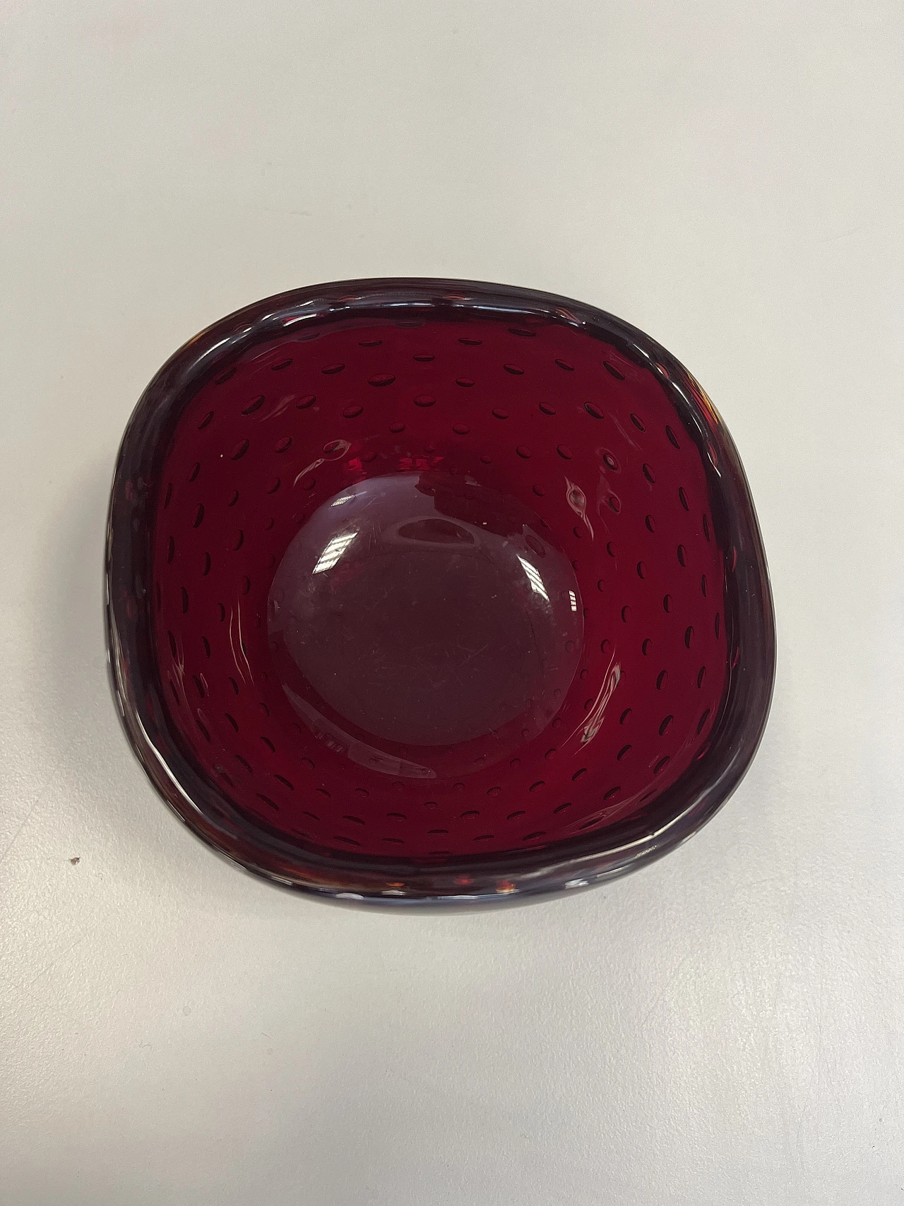 Bullicante glass bowl by Carlo Scarpa for Venini, 1950s 2