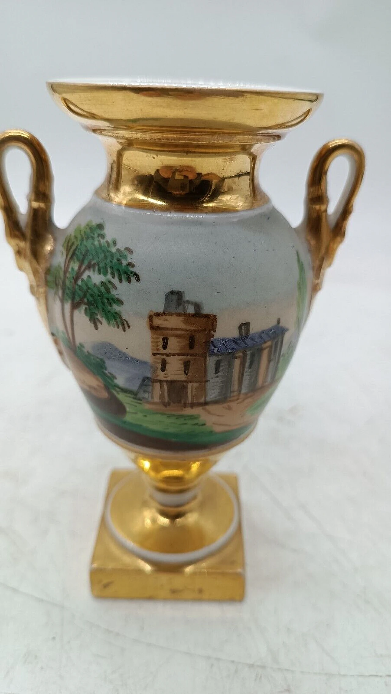 Vaso Impero in porcellana, inizio '800 4