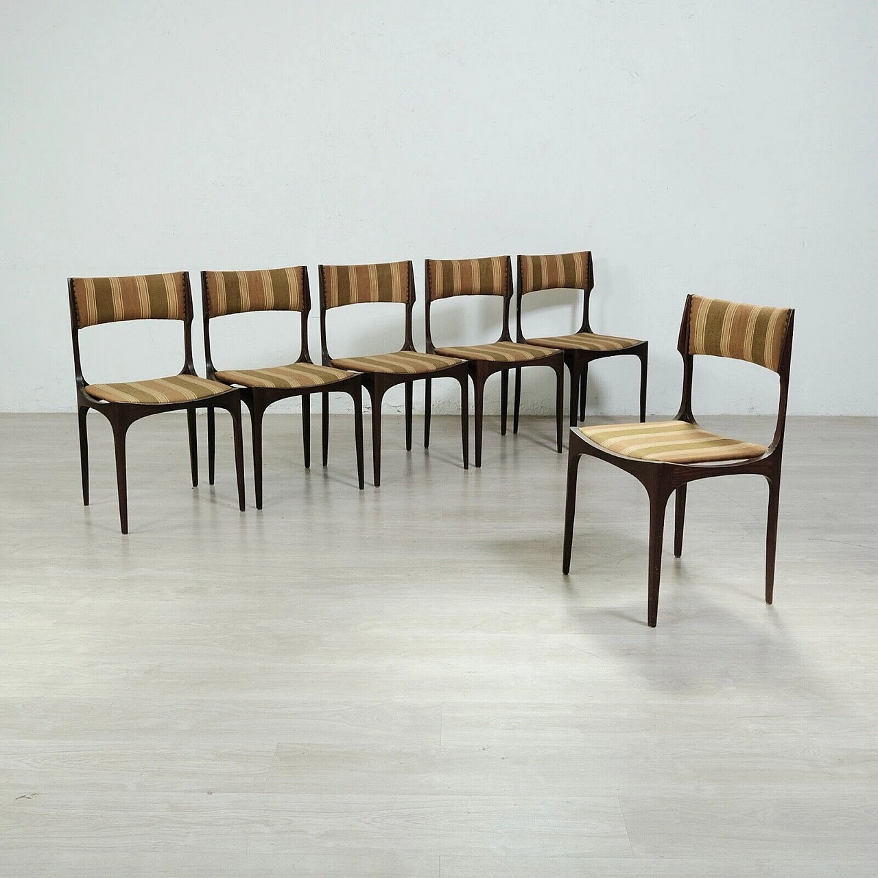 6 Elisabetta chairs by Giuseppe Gibelli for Sormani, 1960s 2