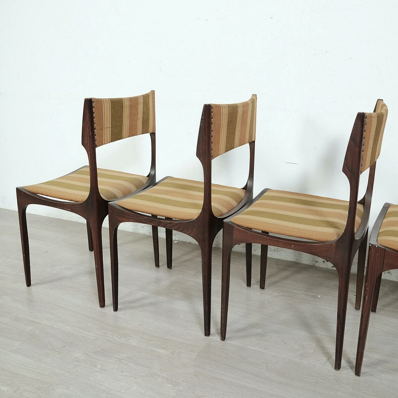 6 Elisabetta chairs by Giuseppe Gibelli for Sormani, 1960s 4