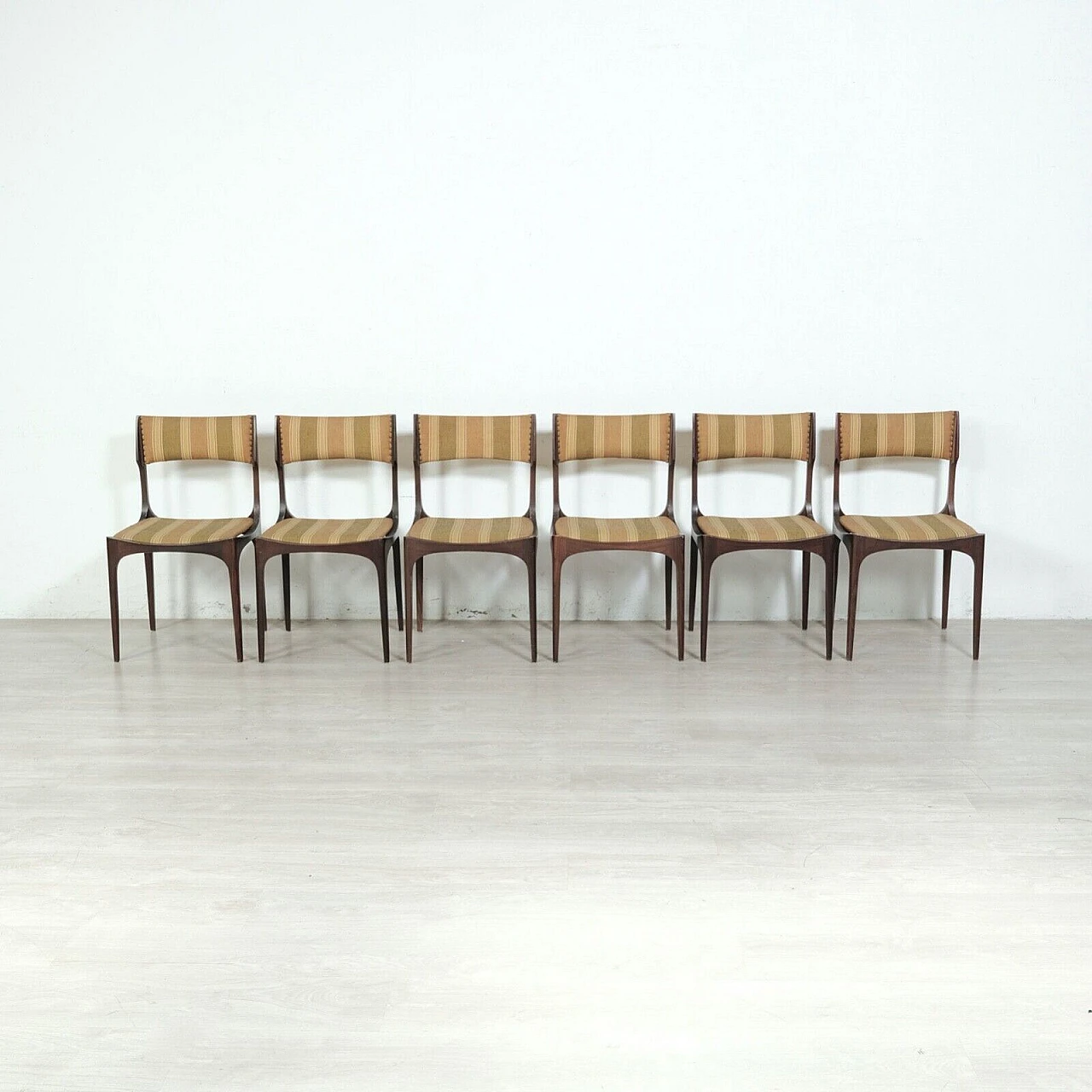 6 Elisabetta chairs by Giuseppe Gibelli for Sormani, 1960s 7