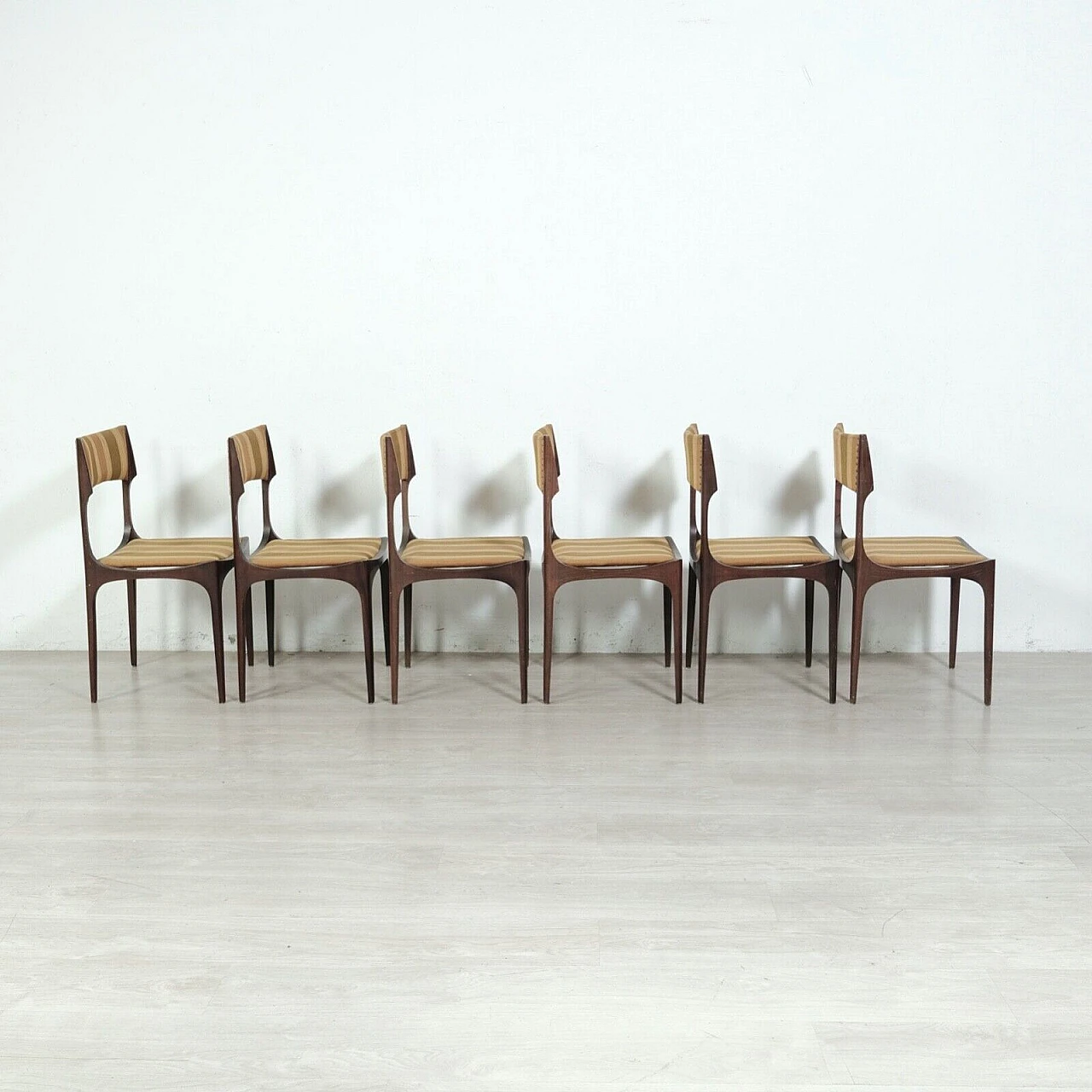 6 Elisabetta chairs by Giuseppe Gibelli for Sormani, 1960s 8