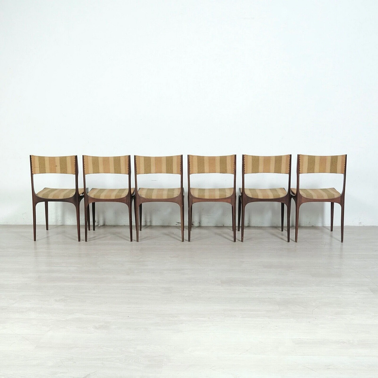 6 Elisabetta chairs by Giuseppe Gibelli for Sormani, 1960s 9