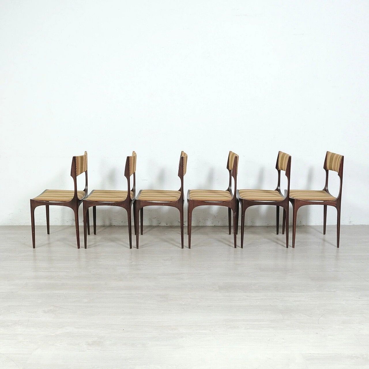 6 Elisabetta chairs by Giuseppe Gibelli for Sormani, 1960s 10