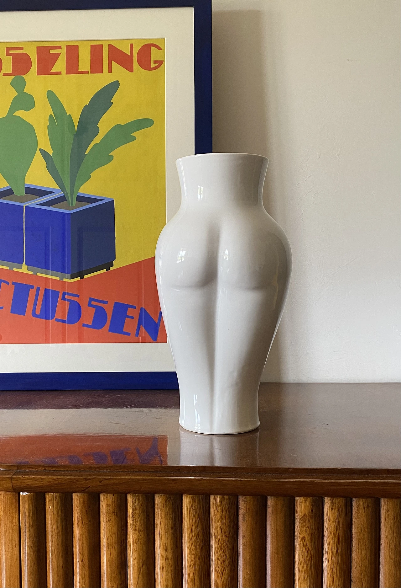 Vallauris ceramic Femme vase, 1980s 3