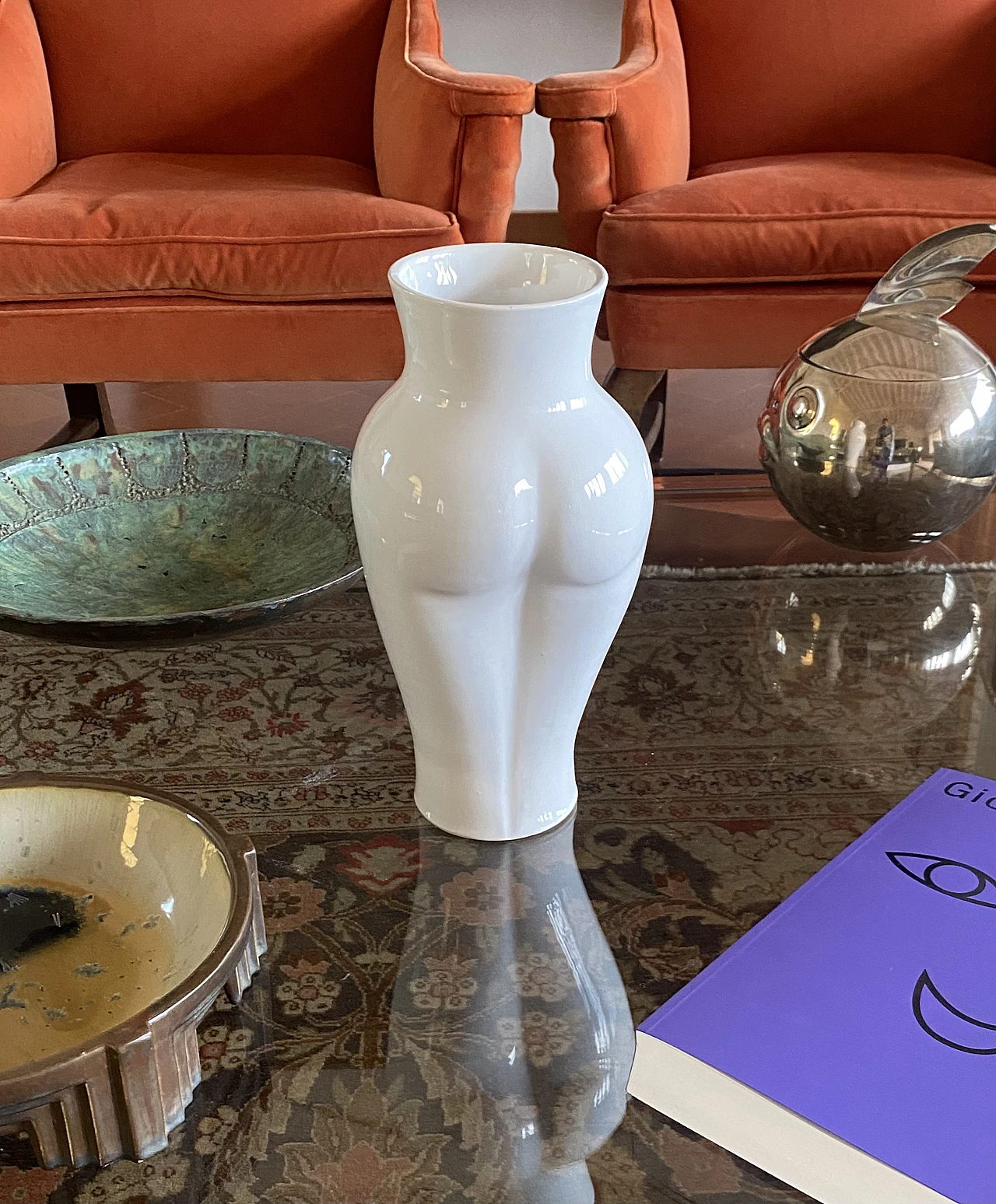 Vallauris ceramic Femme vase, 1980s 6