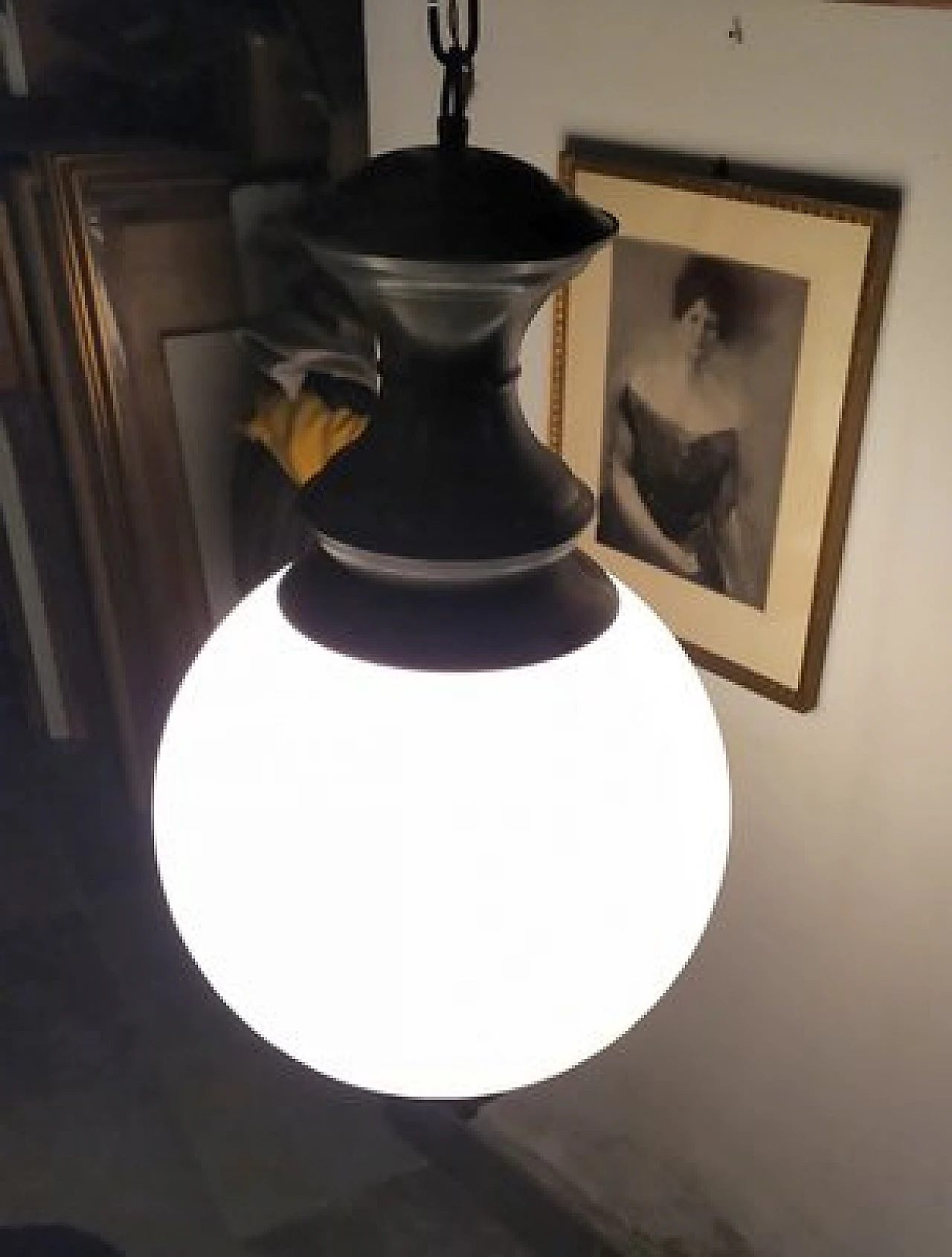 Suspension lamp by Luigi Caccia Dominioni for Azucena, 1952 3