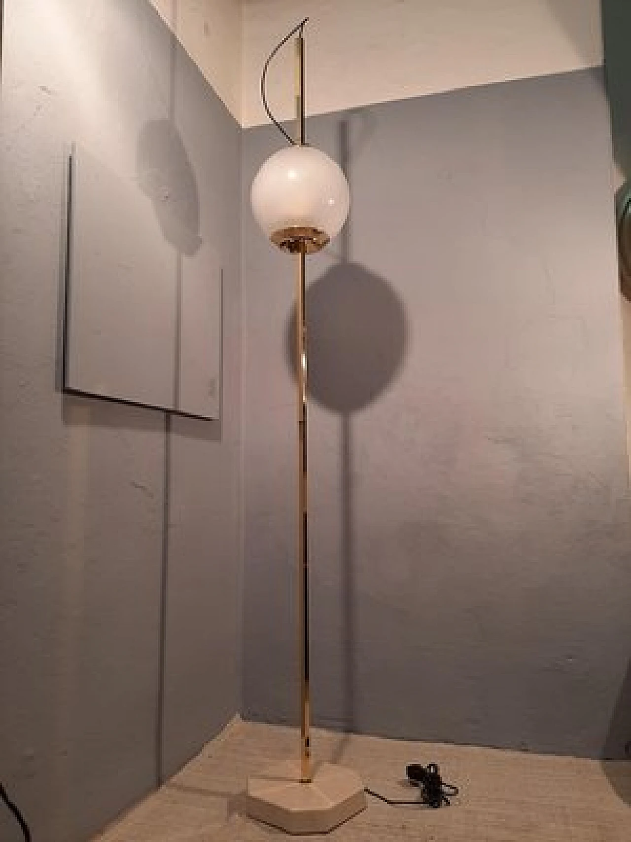 Balloon LTE10 floor lamp by Luigi Caccia Dominioni for Azucena, 1990s 1